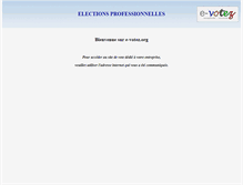 Tablet Screenshot of e-votez.org